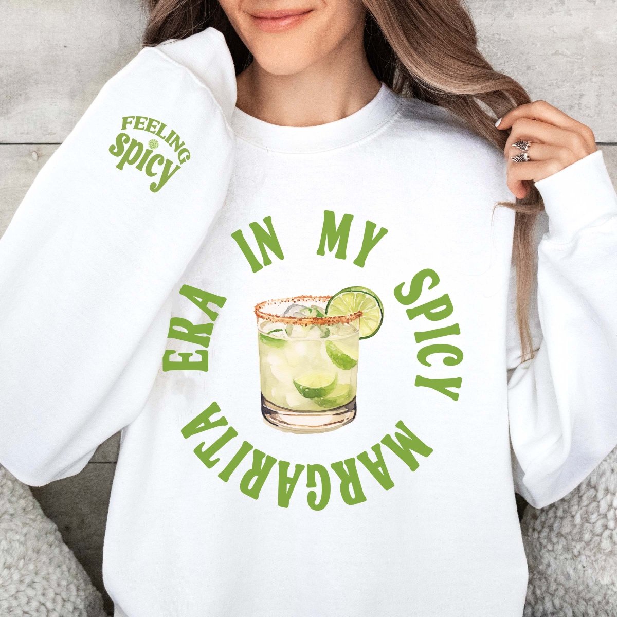 In my Spicy Margarita Era Crew Wholesale Sweatshirt - Limeberry Designs