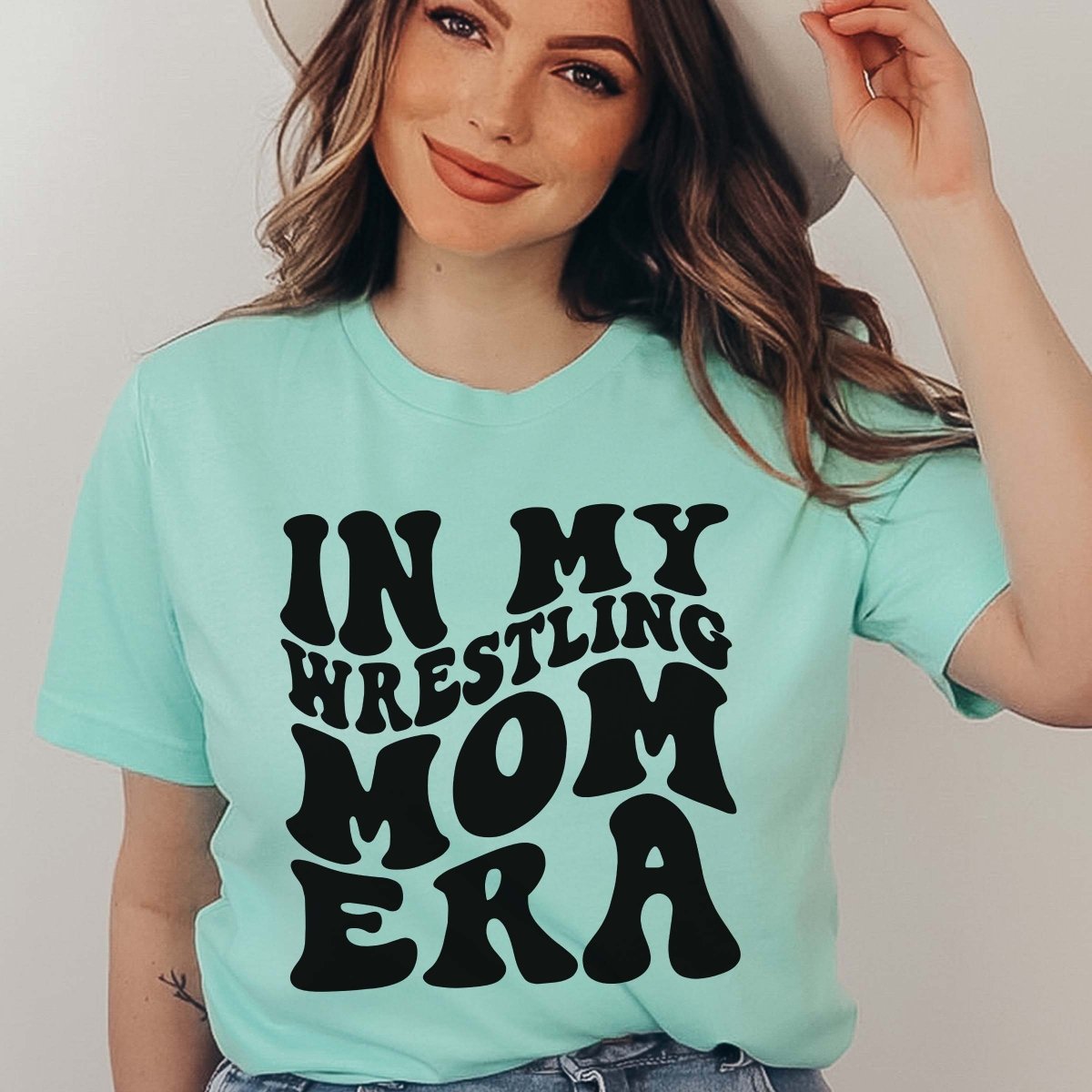 In My Wrestling Mom Era Tee Limeberry Designs