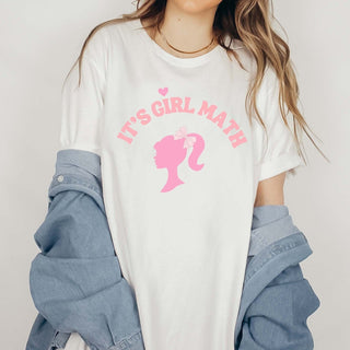 It's Girl Math Wholesale tee - Limeberry Designs