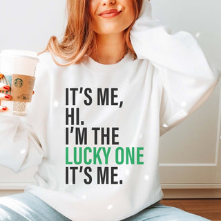 It's Me I'm The Lucky One Sweatshirt - Limeberry Designs