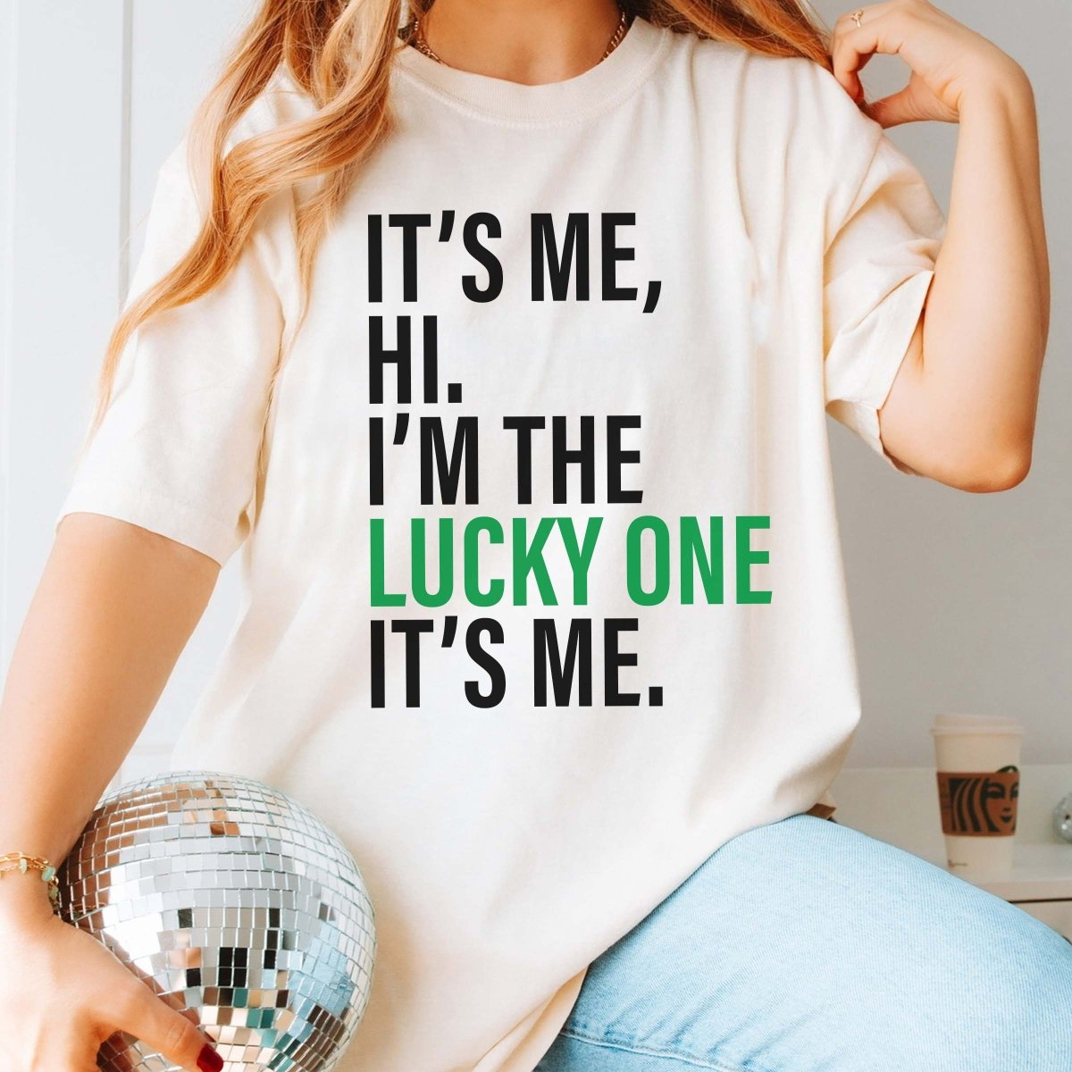 It's Me I'm The Lucky One Tee - Limeberry Designs