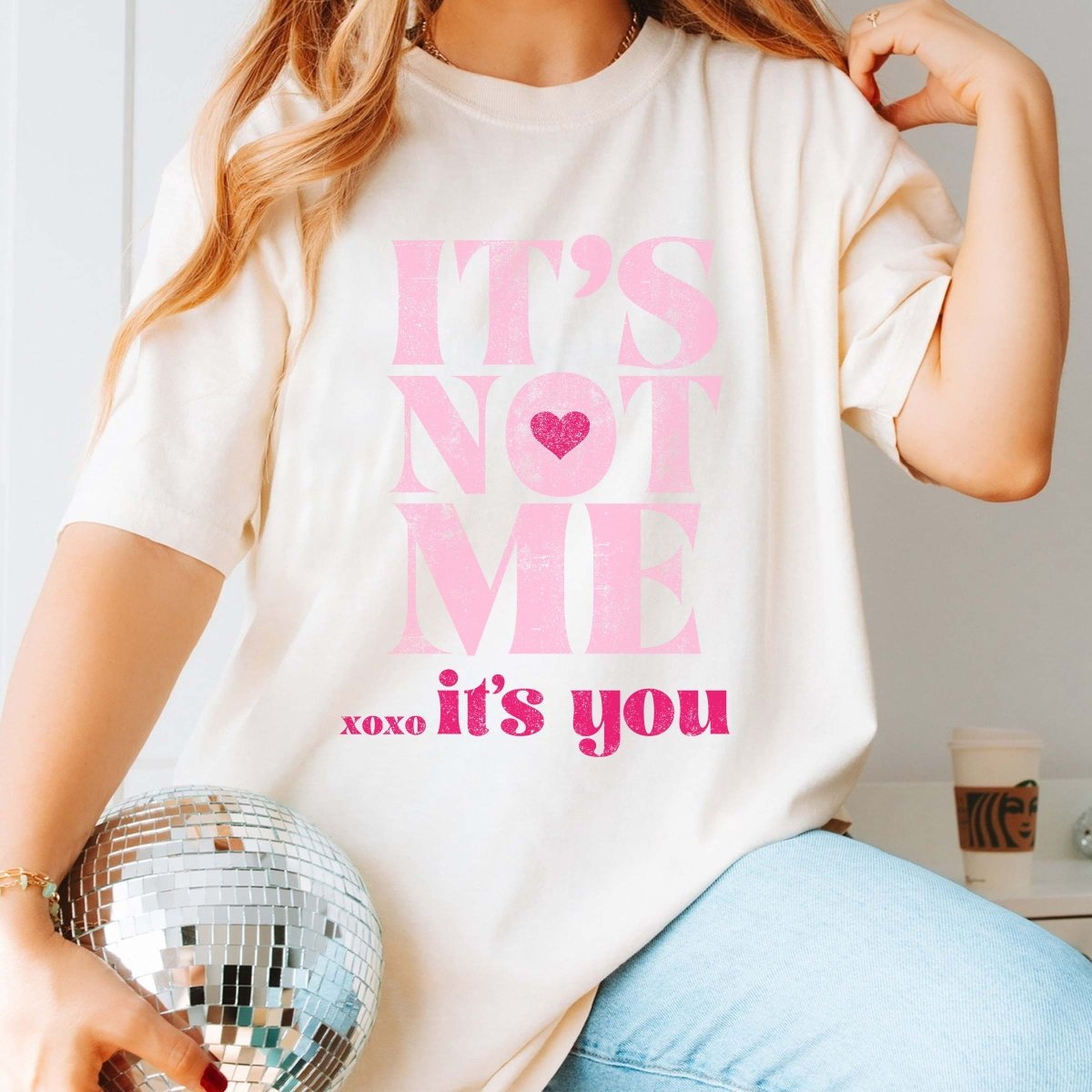 It's Not Me It's You XOXO Comfort Color Tee - Limeberry Designs