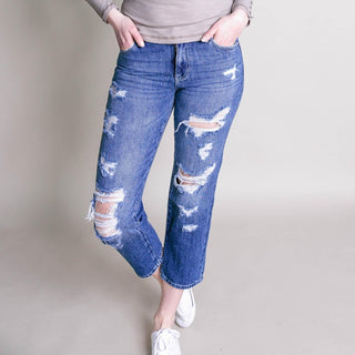KanCan - Ellie Mid Rise Boyfriend Fit - Limeberry Designs