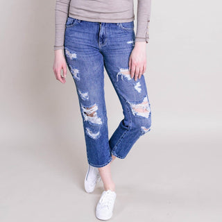 KanCan - Ellie Mid Rise Boyfriend Fit - Limeberry Designs