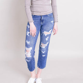 KanCan - Ellie Mid Rise Boyfriend Fit - Limeberry Designs