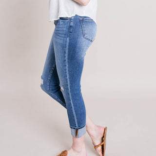 Kancan - Emmitt High Rise Skinny Straight Jeans - Limeberry Designs