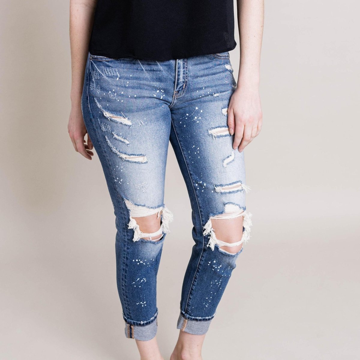 Lucy High Rise Slim Jean - New Blue