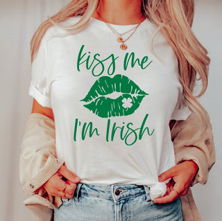 Kiss Me I'm Irish Tee - Limeberry Designs