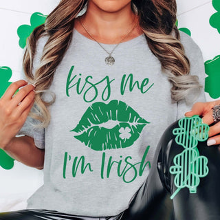 Kiss Me I'm Irish Tee - Limeberry Designs