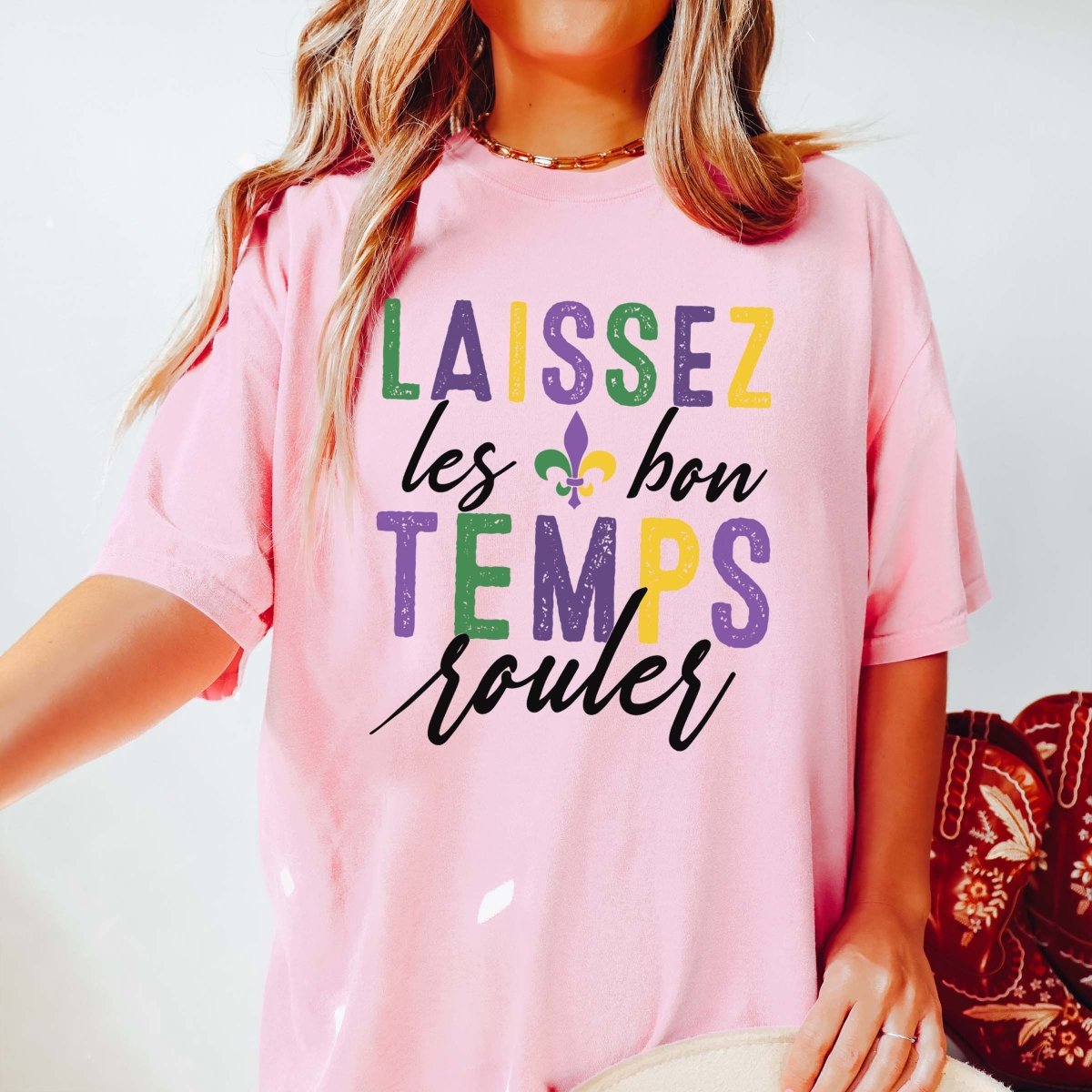 Laissez Les Bon Temps Roule Wholesale Comfort Color Tee - Limeberry Designs