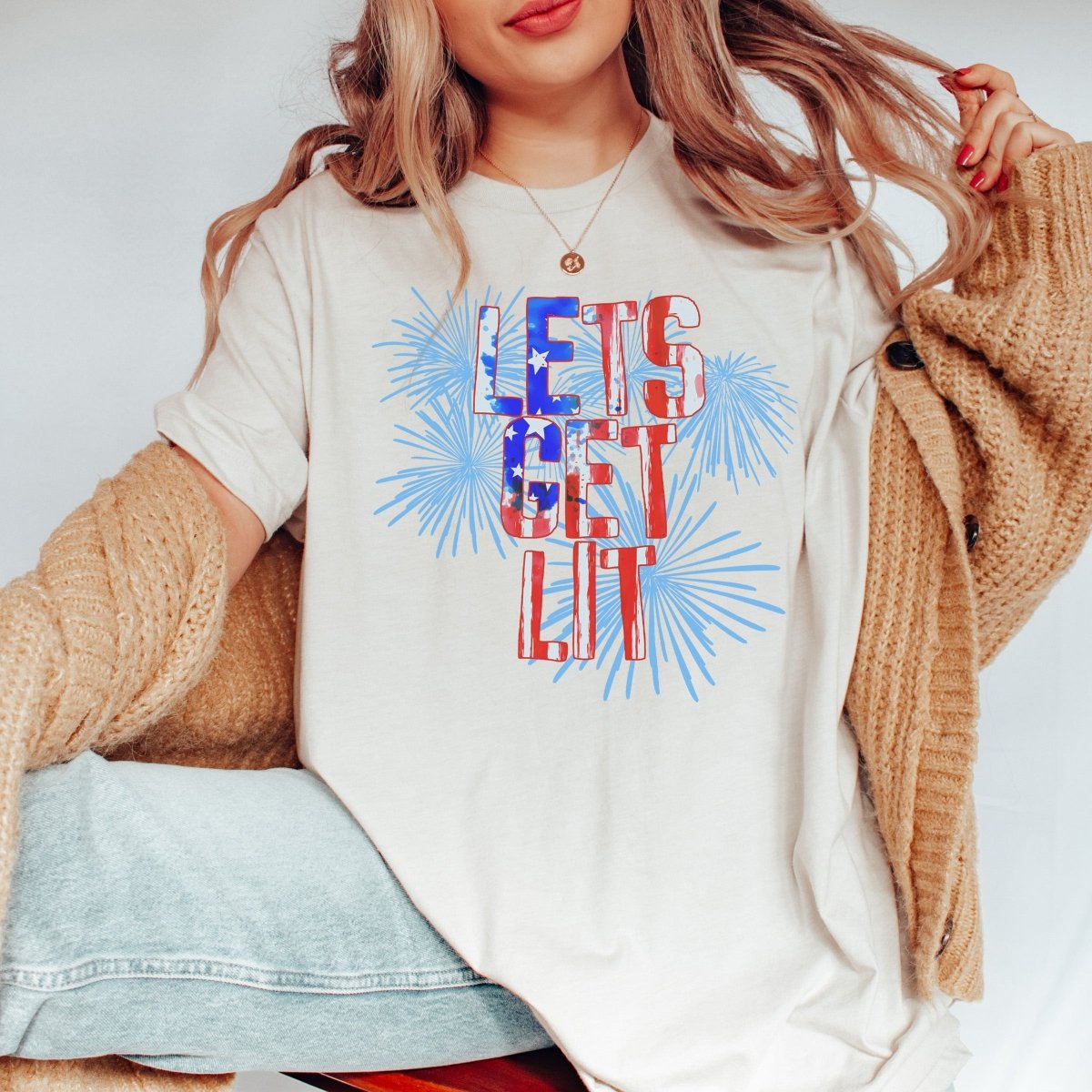 Lets get Lit Fireworks Wholesale Tee - Limeberry Designs