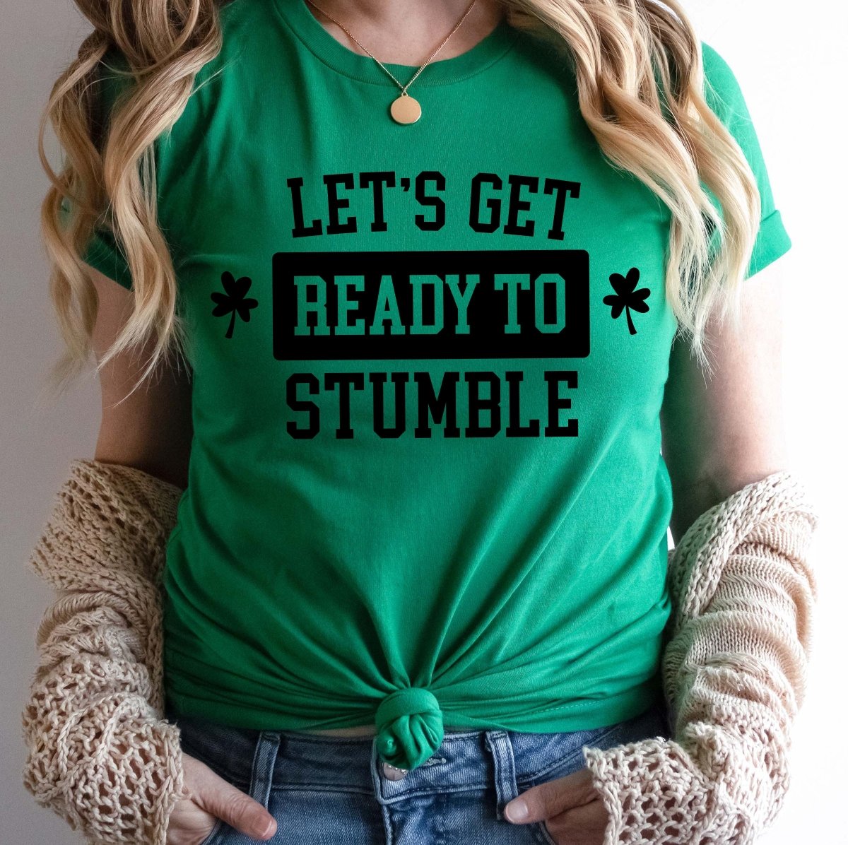 Let&#39;s Get Ready to Stumble Tee - Limeberry Designs