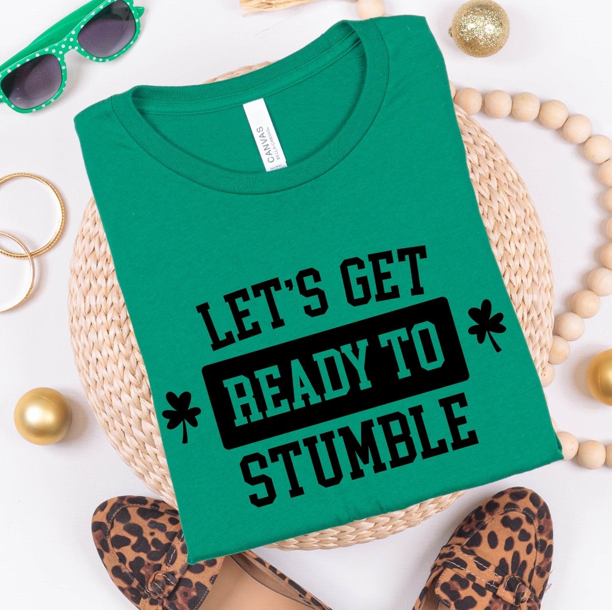 Let's Get Ready to Stumble Tee - Limeberry Designs