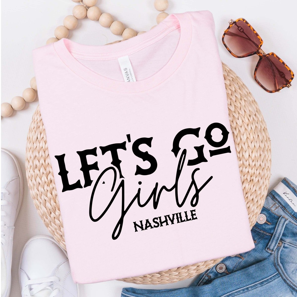 Lets go Girls Nashville Tee - Limeberry Designs