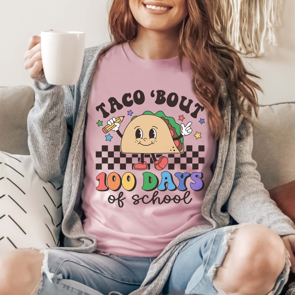 Let's Taco About 100 Days Tee - Limeberry Designs