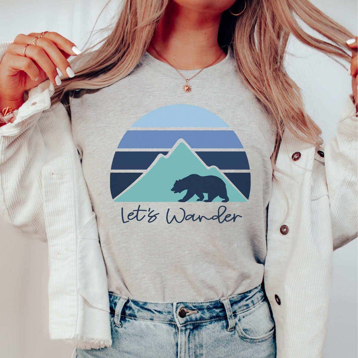 Let's Wander Tee - Limeberry Designs