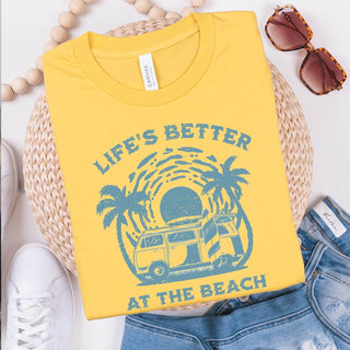 Life is better at the beach Wholesale Tee - Limeberry Designs