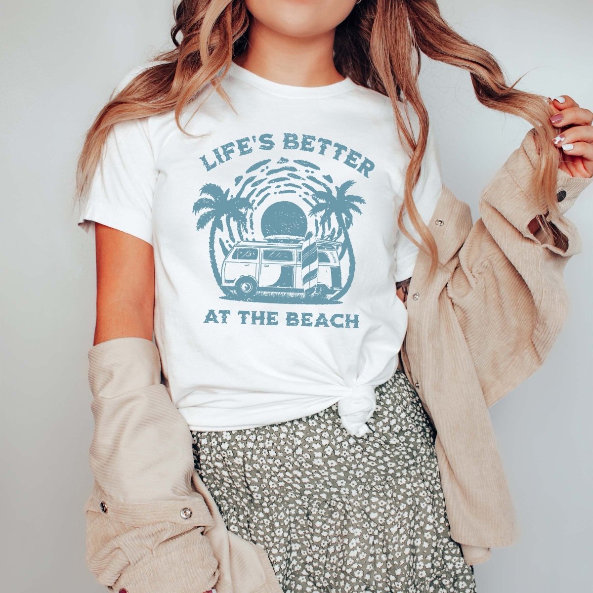 Life is better at the beach Wholesale Tee - Limeberry Designs