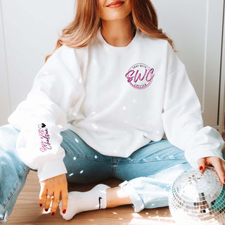 Life Is Boring - Save With Chelsea Bella Crew Sweatshirt - Limeberry Designs