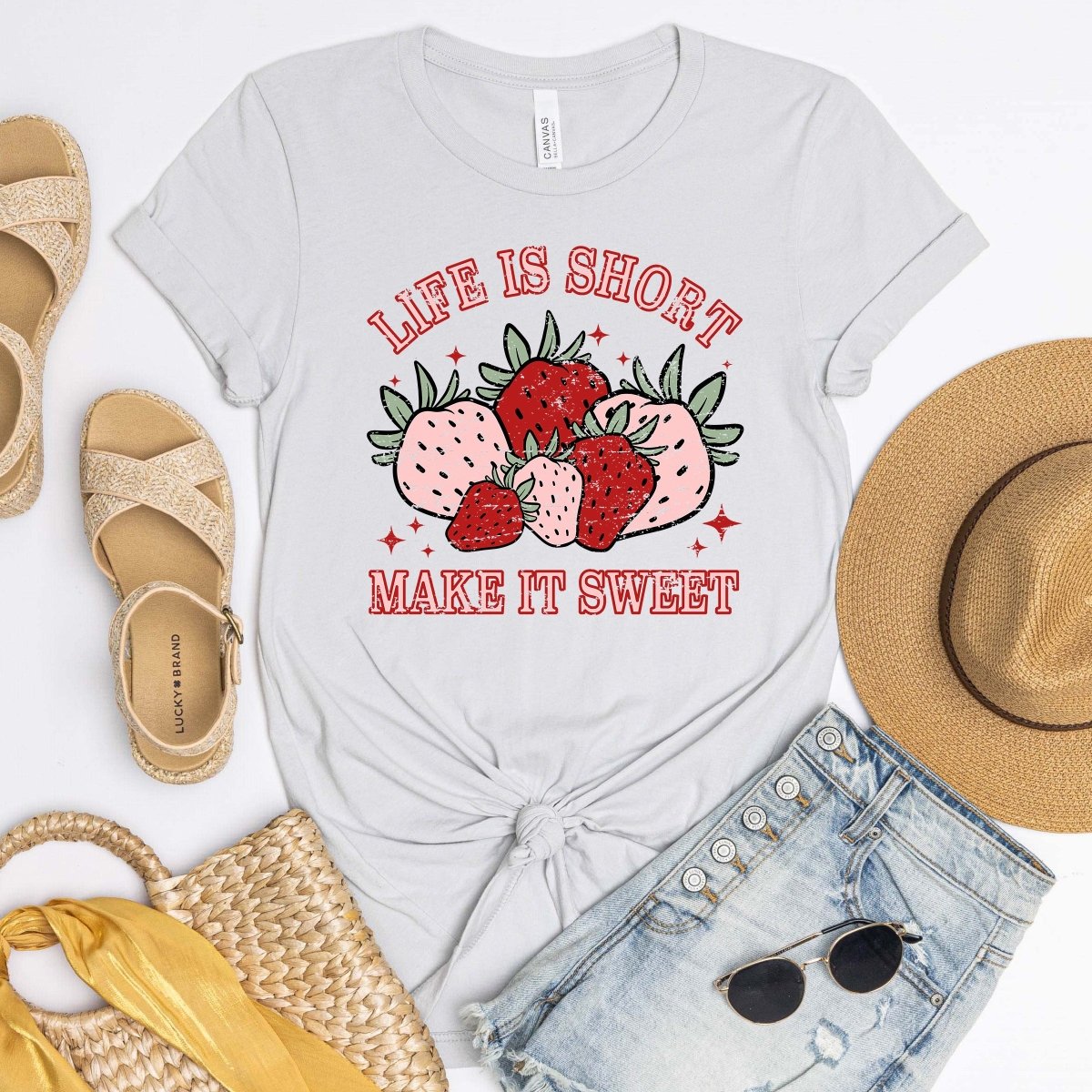 Life is Short Make it Sweet Tee - Limeberry Designs