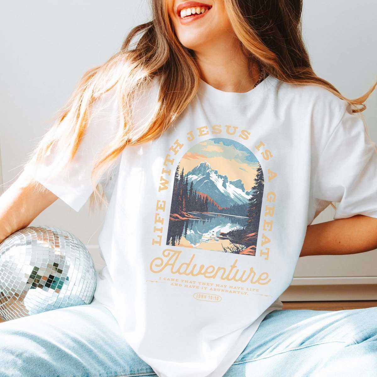 Life with Jesus is a Great Adventure Tee - Limeberry Designs