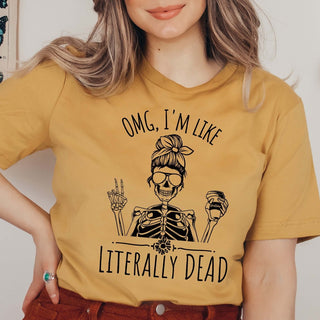 Literally Dead Coffee Wholesale Tee - Limeberry Designs