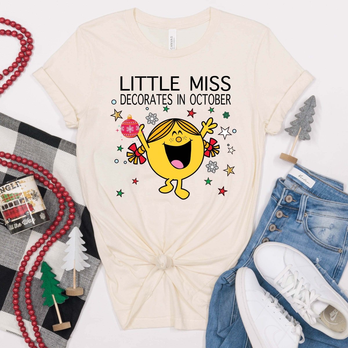 Little Miss Decorates In October Wholesale Tee Design #20 - Limeberry Designs