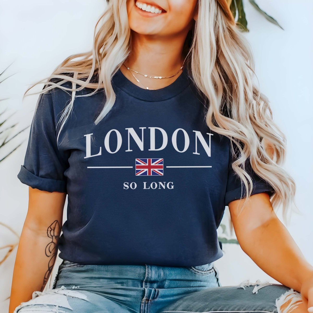 London So Long Flag Tee - Limeberry Designs