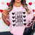 Love Stacked Hearts Wholesale Comfort Color Tee - Limeberry Designs