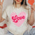 Love Striped Heart Tee - Limeberry Designs
