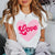 Love Striped Heart Wholesale Tee - Limeberry Designs