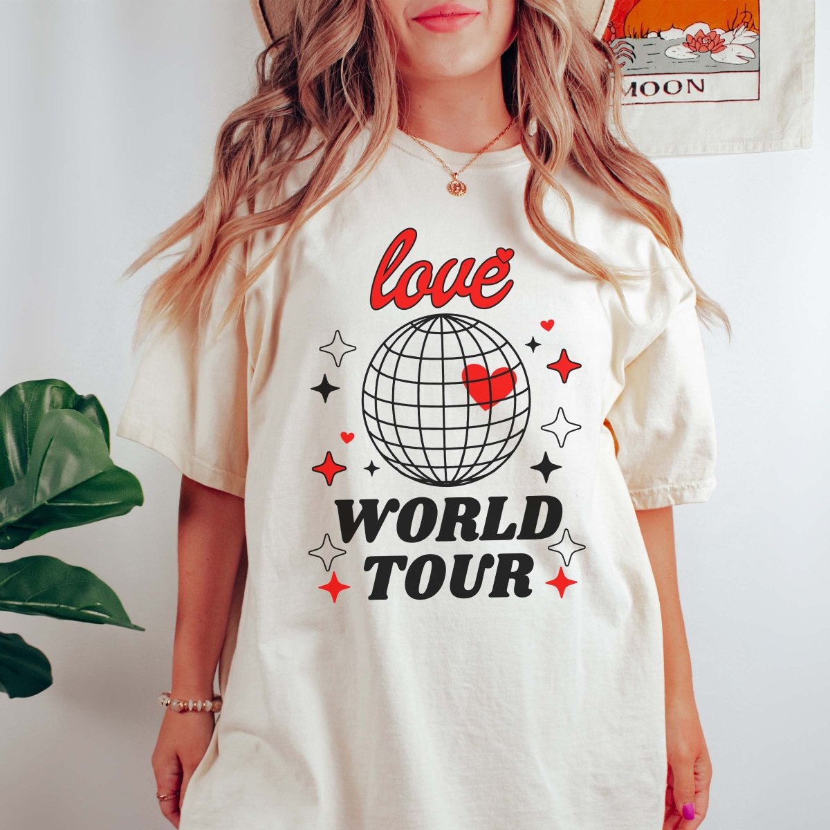 Love World Tour Comfort Color Tee - Limeberry Designs