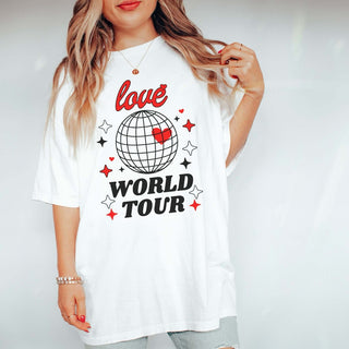 Love World Tour Wholesale Comfort Color Tee - Limeberry Designs