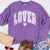Lover With Heart Corded Crew Sweatshirt - Limeberry Designs