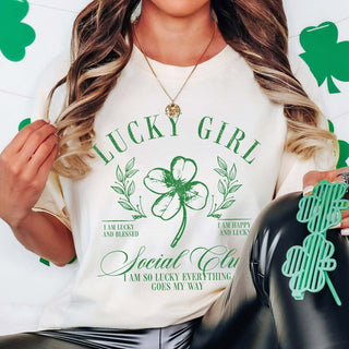 Lucky Girl Social Club Wholesale Comfort Color Tee - Limeberry Designs