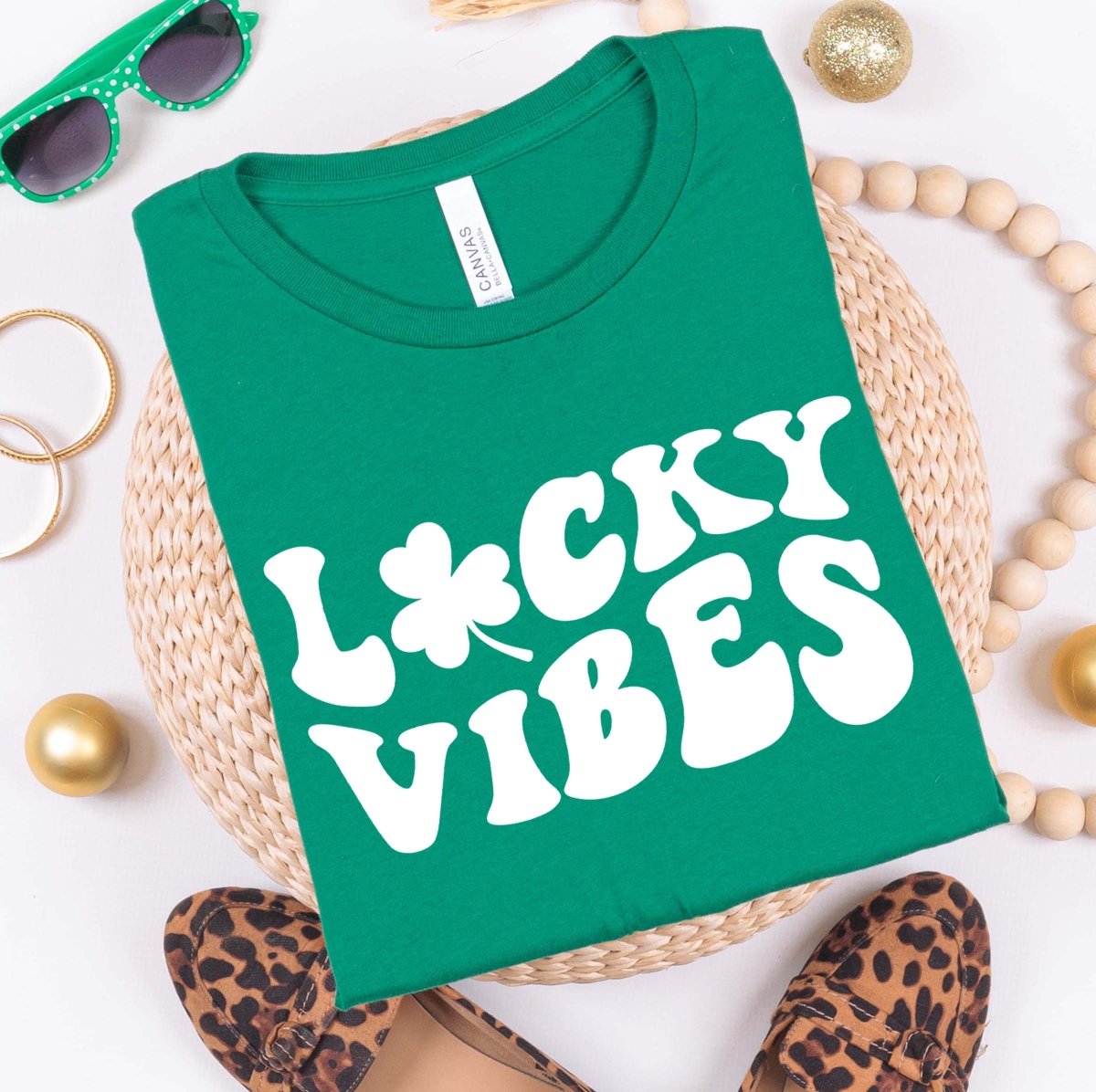 Lucky Vibes Tee - Limeberry Designs