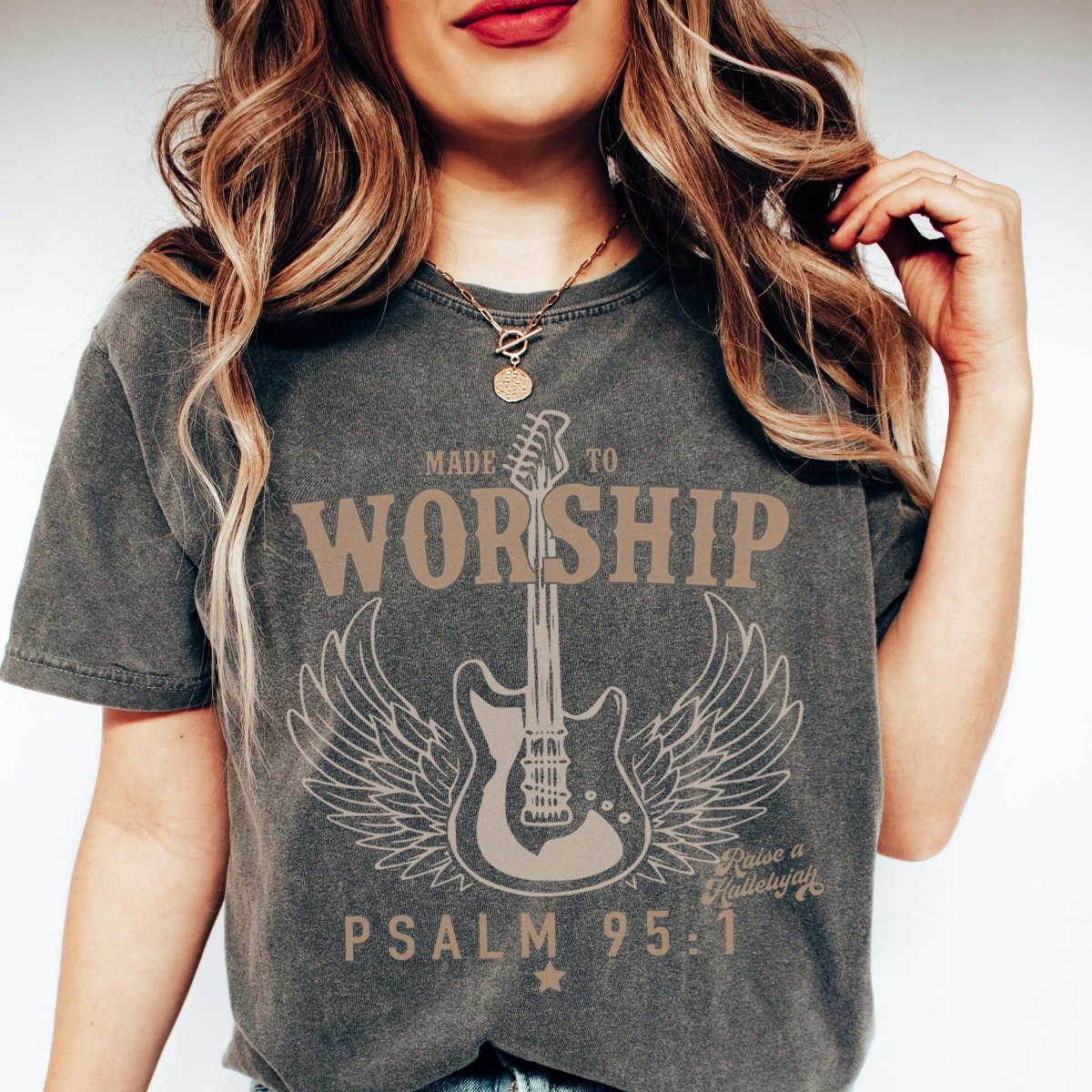 Made to Worship Comfort Colors Tee - Limeberry Designs