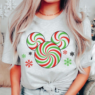 Magical Peppermint Swirl Tee - Limeberry Designs