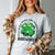 Make The Whole Place Shimmer Shamrock Disco Tee - Limeberry Designs