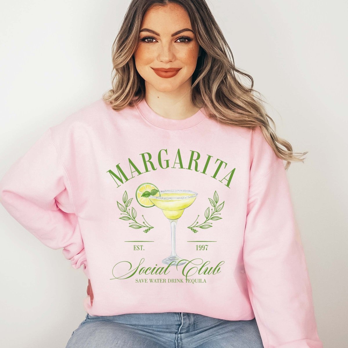 Margarita Social Club Crew Sweatshirt - Limeberry Designs
