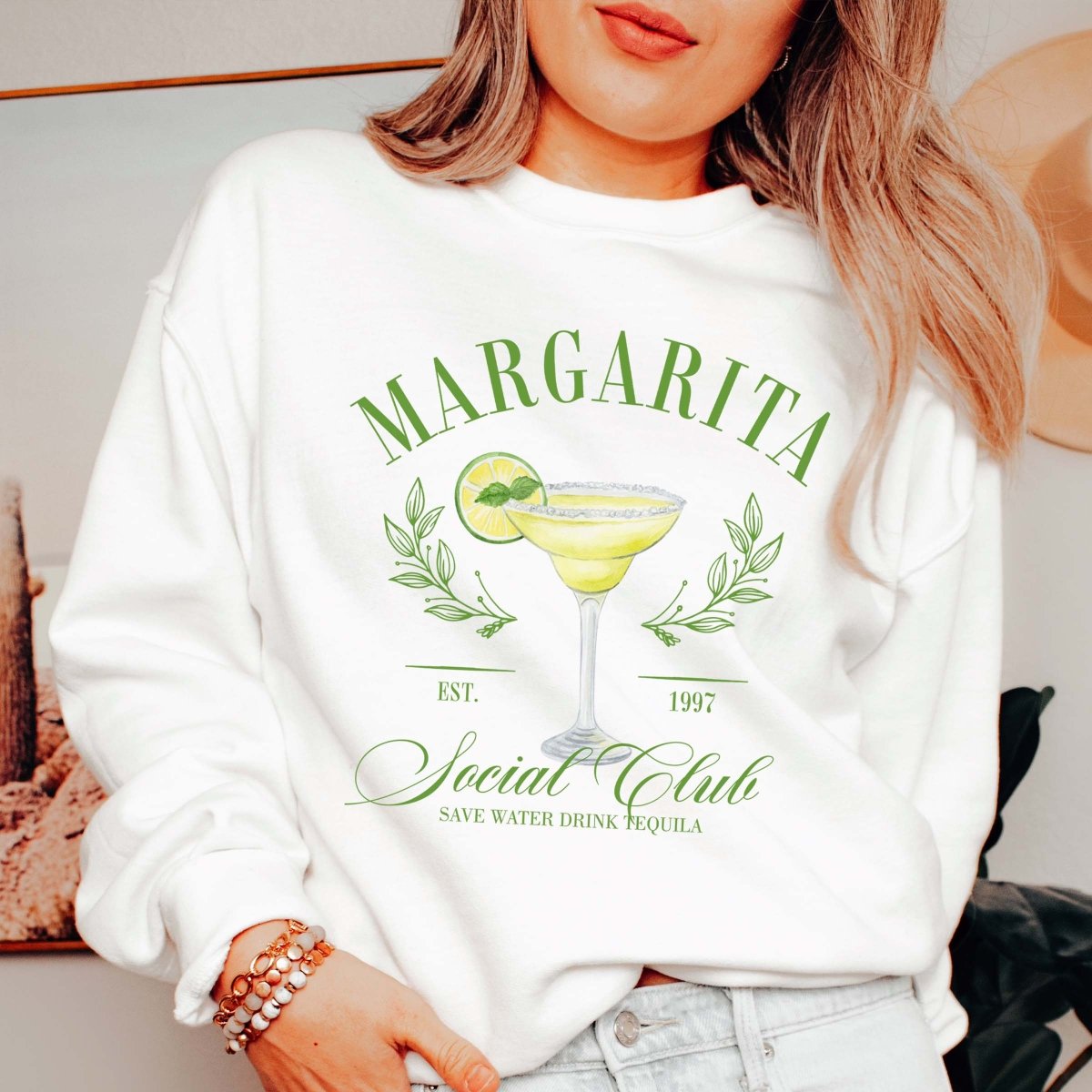 Margarita Social Club Wholesale Crew Sweatshirt - Limeberry Designs