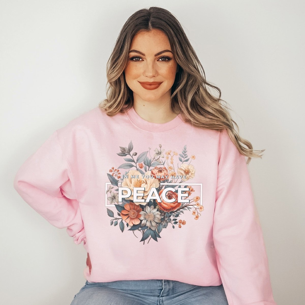 May You Have Peace Crew Sweatshirt - Limeberry Designs