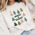 Merry and Bright Tree Collage Wholesale Crewneck Sweatshirt - Limeberry Designs