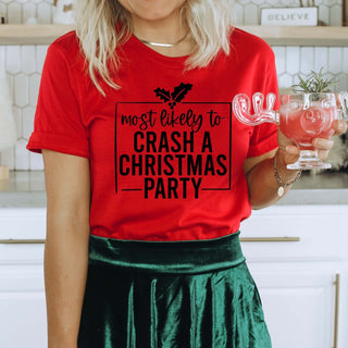 Most Likley - Christmas Bella Graphic Tee - Limeberry Designs