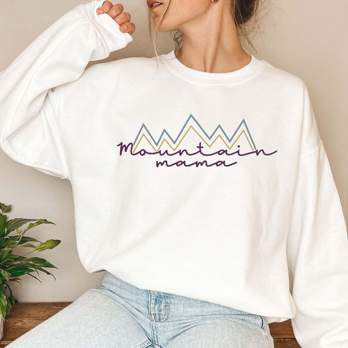 Mountian Mama Crew Sweatshirt - Limeberry Designs