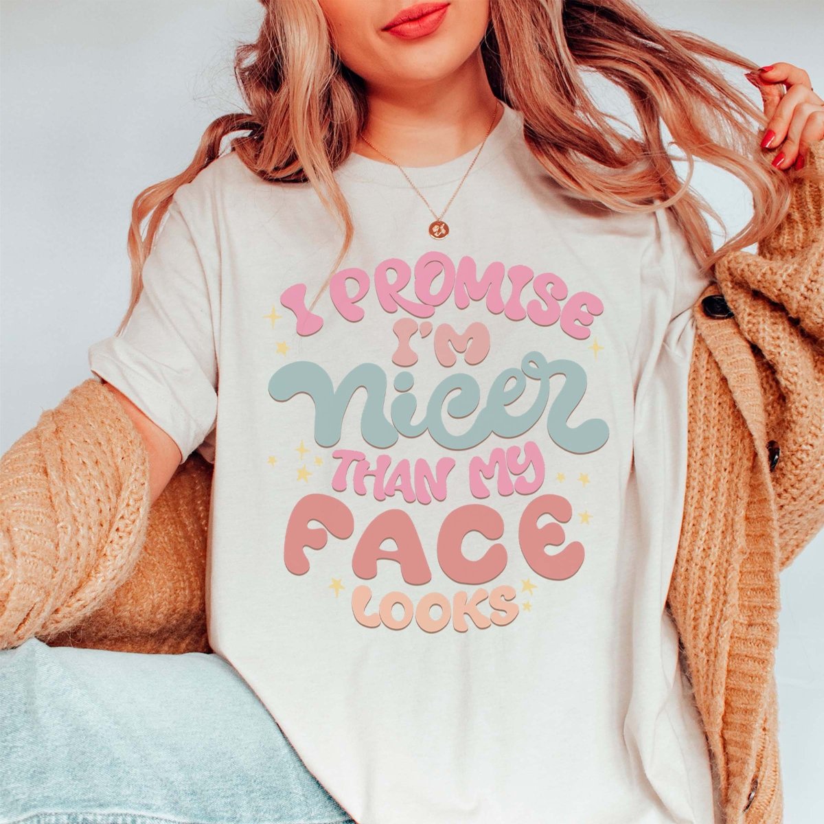 Nicer than my face looks tee - Limeberry Designs