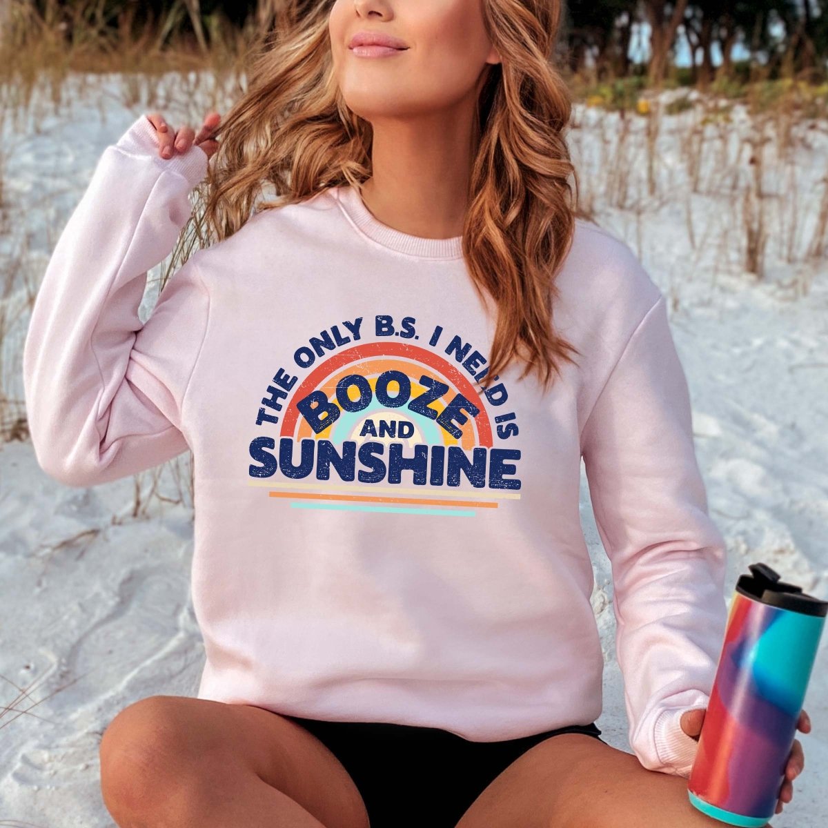 Only BS I need is Booze and Sunshine Crew - Limeberry Designs
