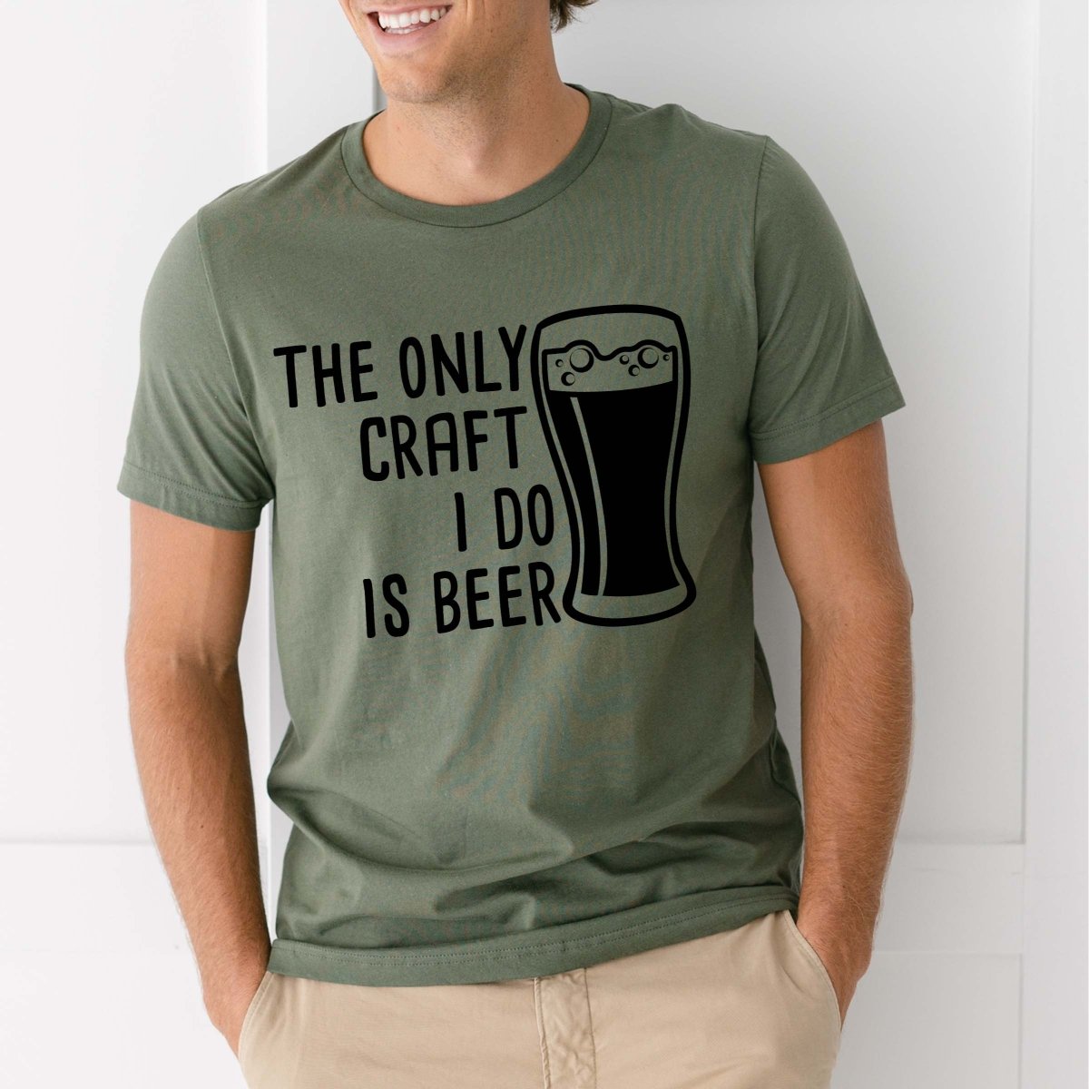 Only Craft I Do Is Beer Tee - Limeberry Designs