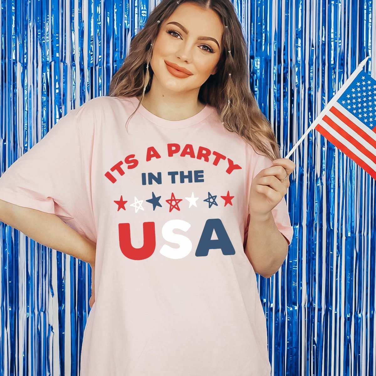 Party USA Stars Tee - Limeberry Designs