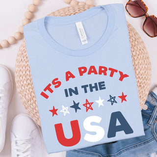 Party USA Stars Wholesale Tee - Limeberry Designs